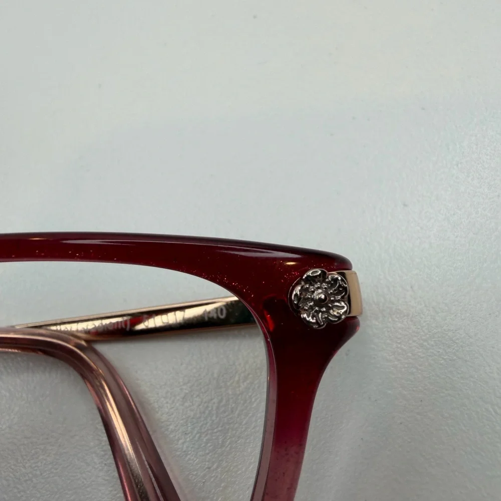 COACH GLASSES HC6142/5551 (BURGUNDY GLITTER GRADIENT) 51•17•140 COACH EYEGLASSES